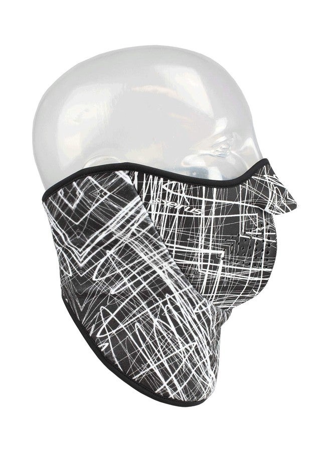 Seirus Innovation Neofleece Combo Scarf, Small, Skratch-Black/White